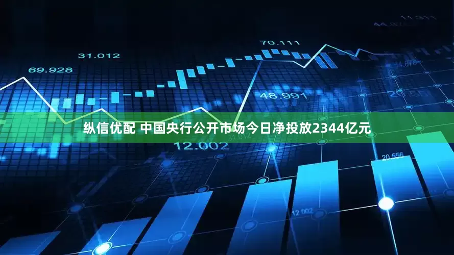 纵信优配 中国央行公开市场今日净投放2344亿元